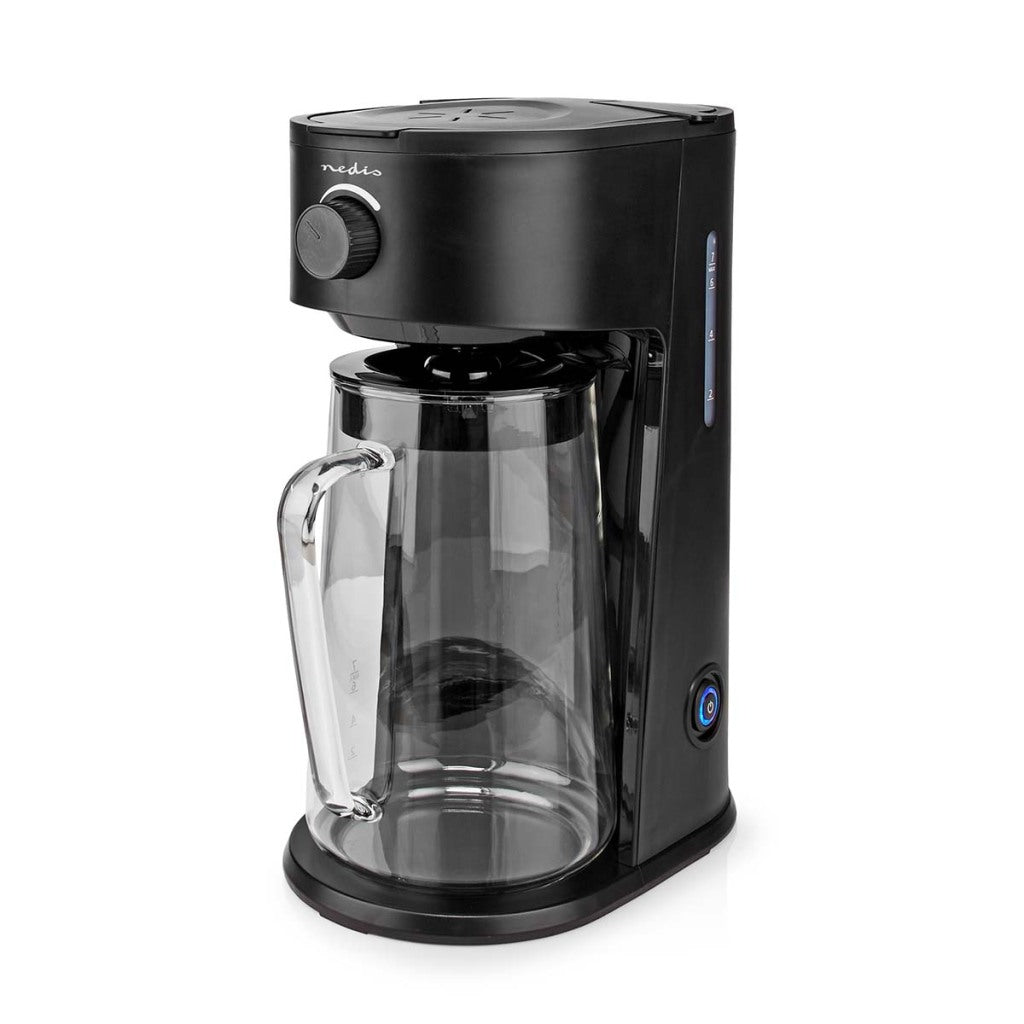 Nedis kaicm200fbk iced coffee iced tea maker filter coffee 2.5 l 6 cups black