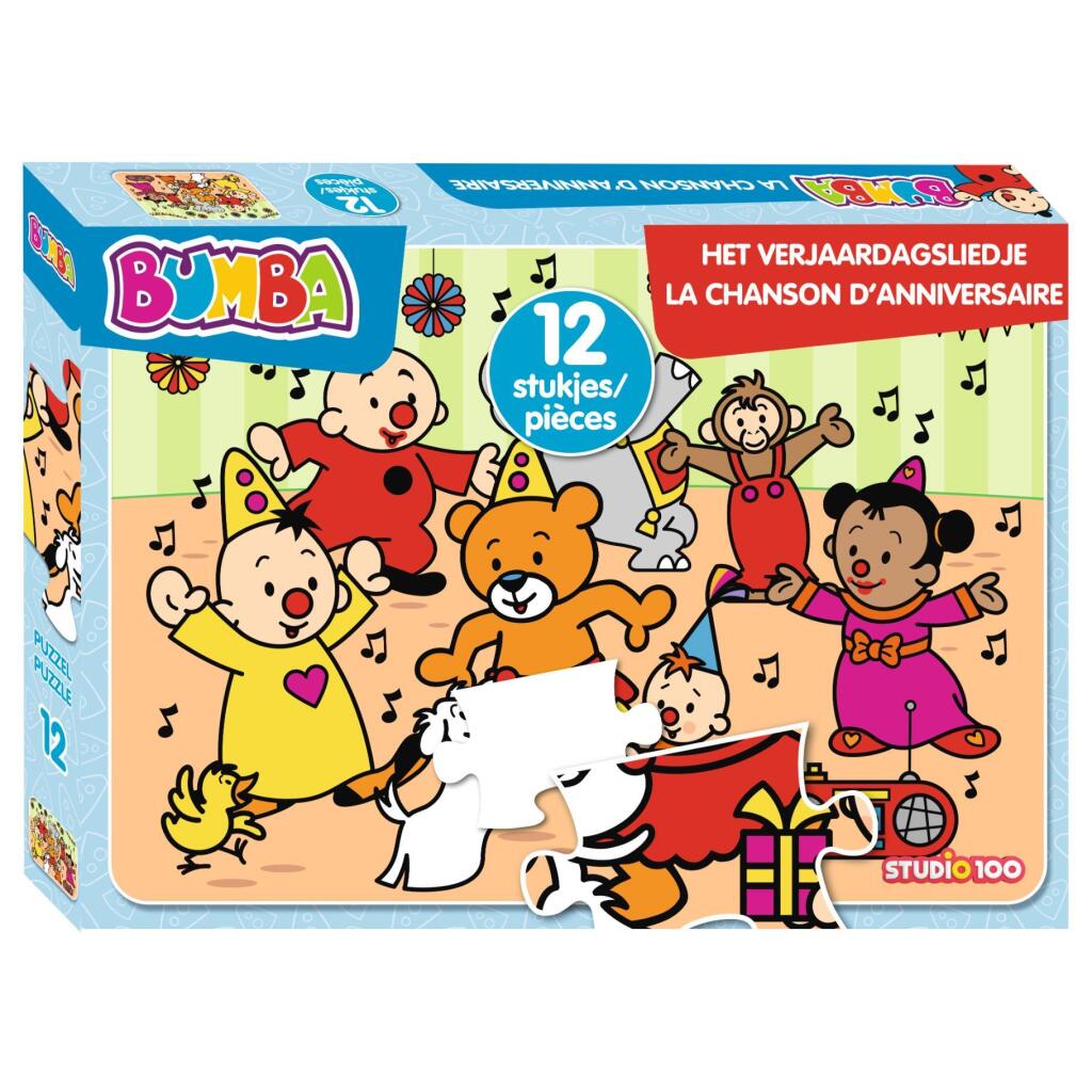 Bumba puzzle rojstnodnevna pesem 12 kosov