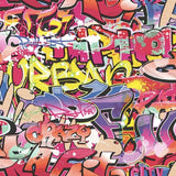 Noordwand Noordwand bakgrunnsbilde gode vibber graffiti rosa og oransje