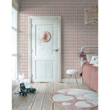 Noordwand Wallpaper gutt Vibes Hexagon Muster rosa a purpur