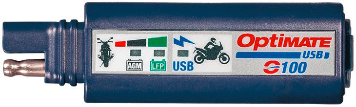 Tecmate usb-laadapparaat o-100 usb charger optimate m. sae connection
