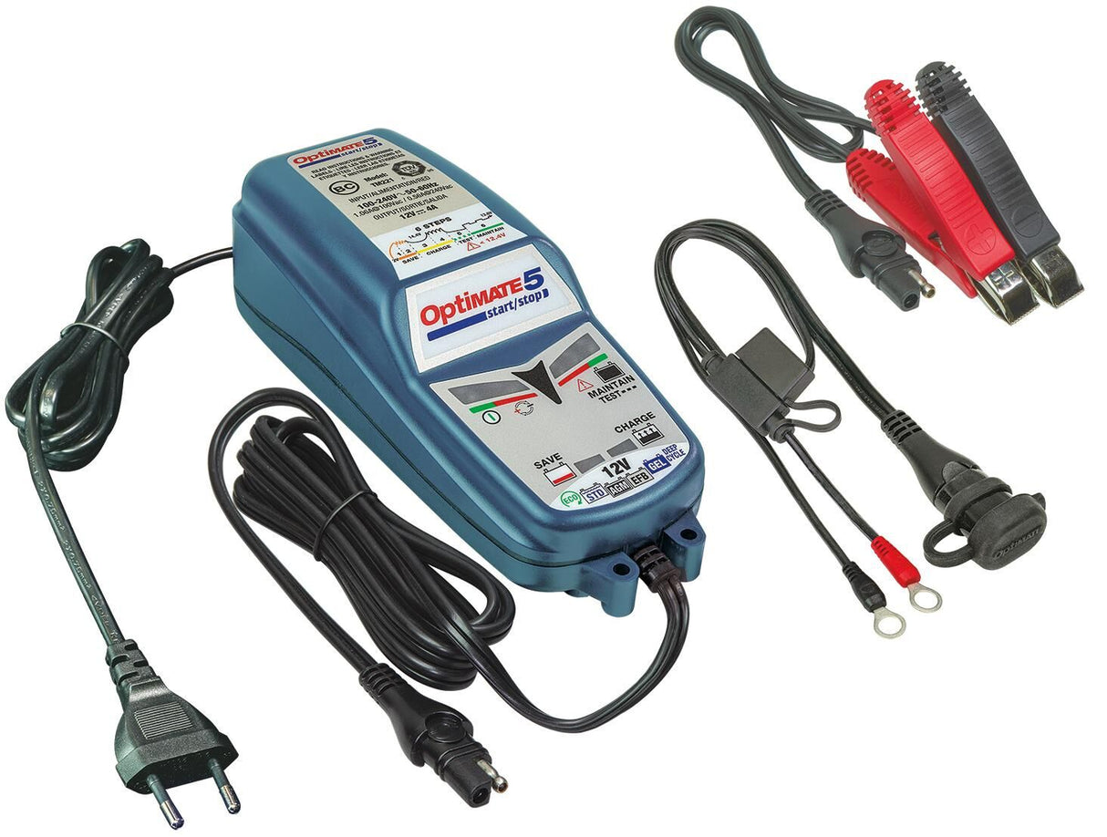 Tecmate battery charger optimate 5 start stop optimate 5 charger 4a