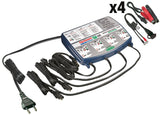 Tecmate acculader optimate lithium 4x0.8a optimate charger lithium 0.8v quad bank