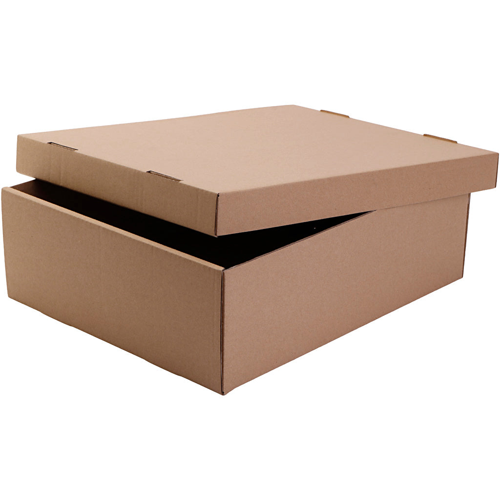 Creativ Company School box Karton with lid Brown