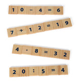 Small foot - wooden learning box with math rods and math block set