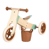 Small Foot - wooden tricycle, caramel brown