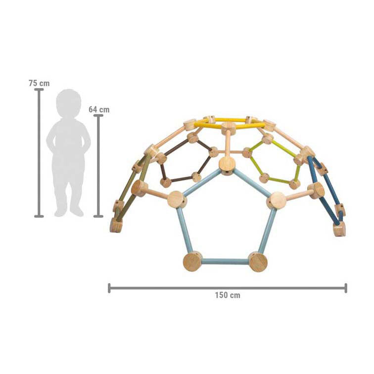 Malá noha - dřevěné dobrodružství Klimrek Geodome