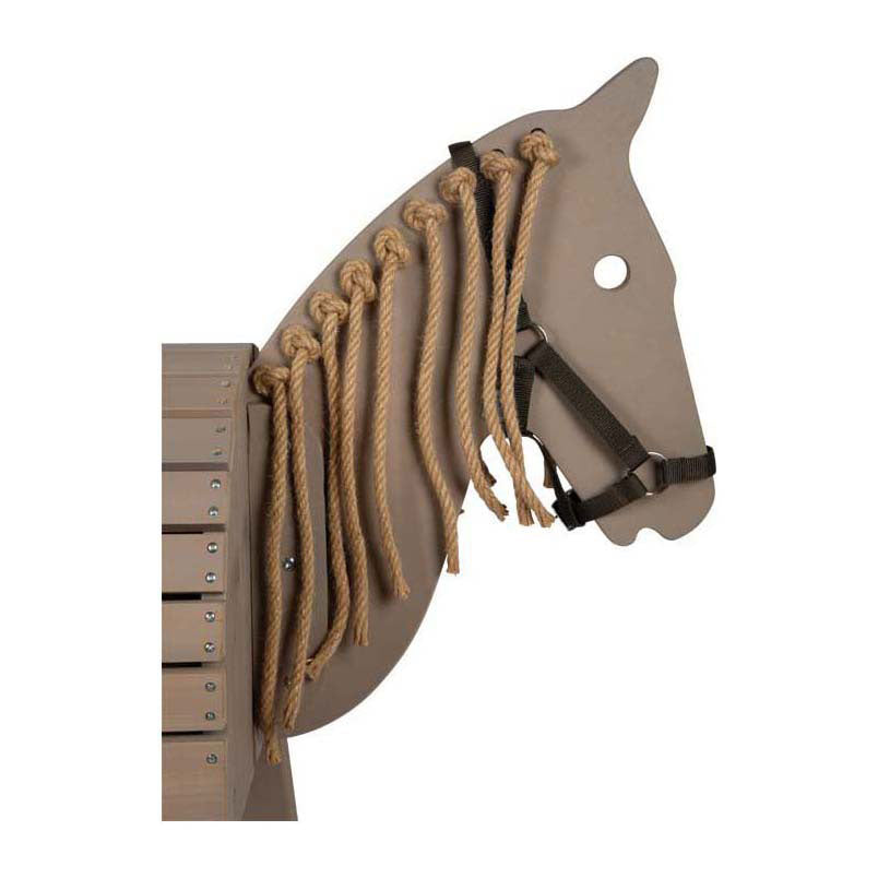 Small foot - houten paard grijs