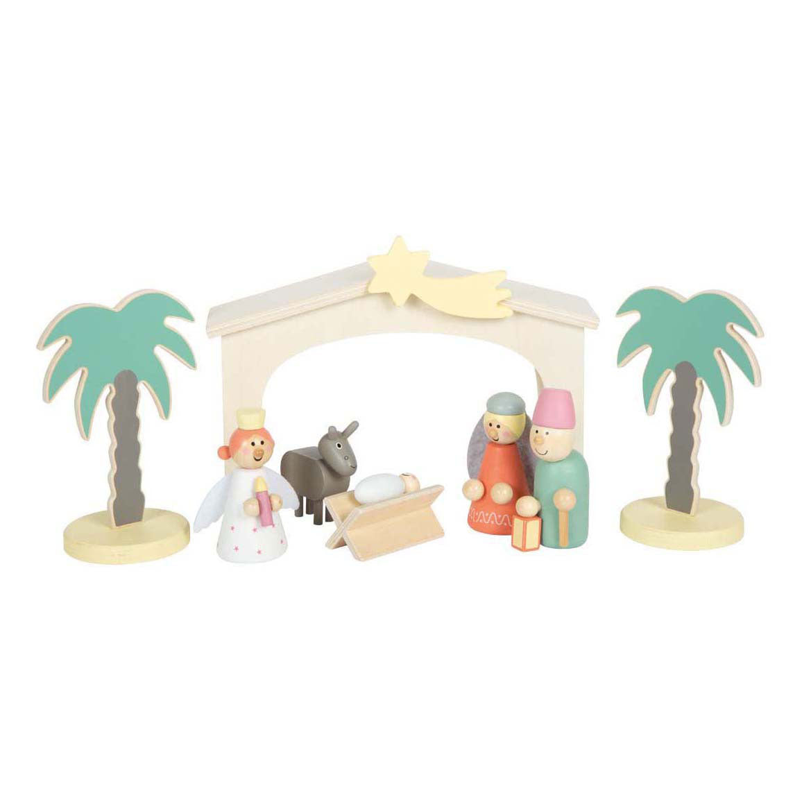 Small foot - houten kribbe kerstverhaal speelset