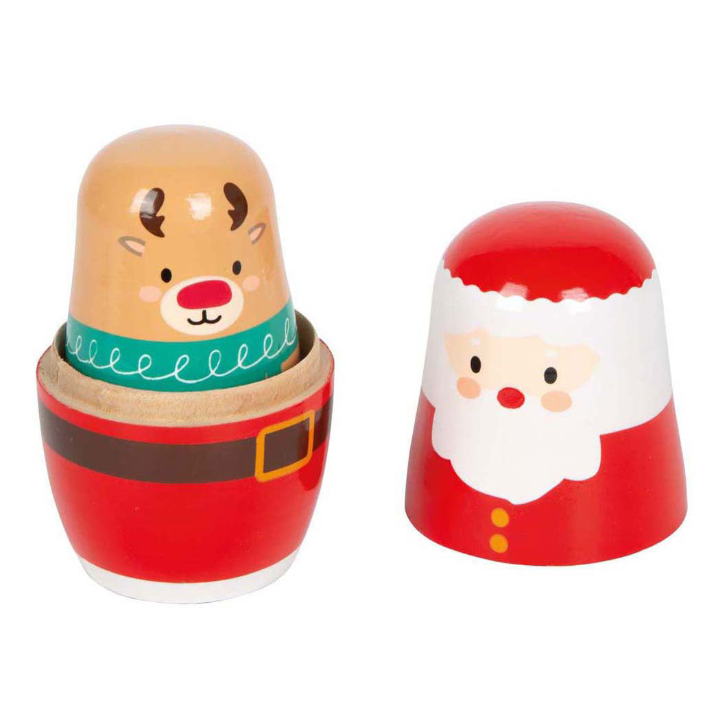 Small foot - kerstmis matroesjka poppen