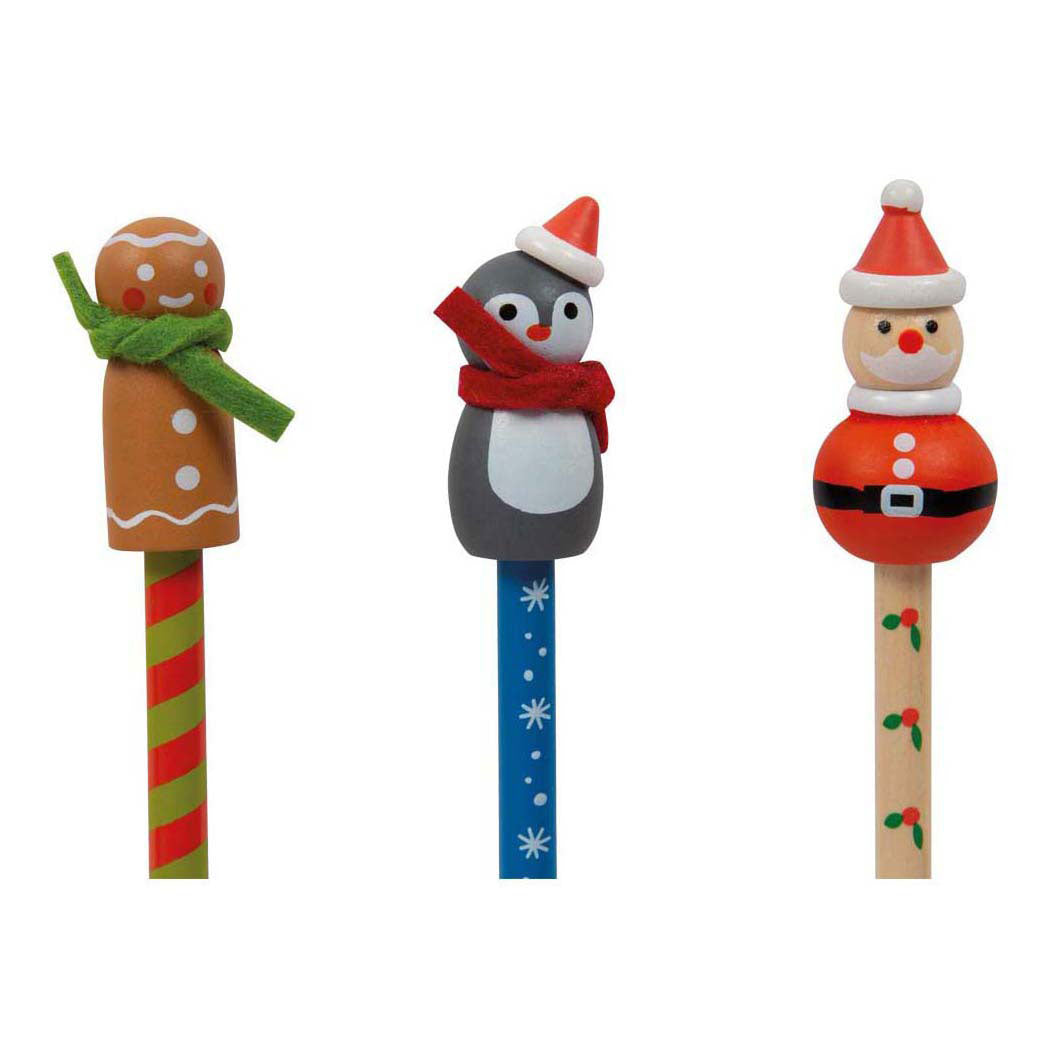 Small foot - Christmas pencil set, 6 pcs.