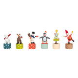 Mała stopa - ekspozytor figur tanecznych bożonarodzeniowych i zimowych, 12 szt.