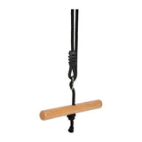Petit pied - Swing de trapèze rotatif en bois ligne noire