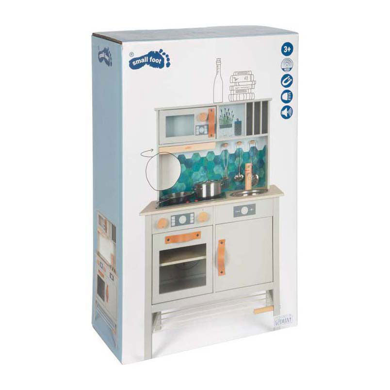 Pieno piccolo - Speelkeuken in legno grigio gustoso