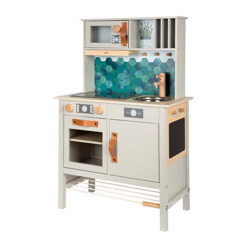Pieno piccolo - Speelkeuken in legno grigio gustoso
