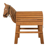 Small foot - houten paard bruin