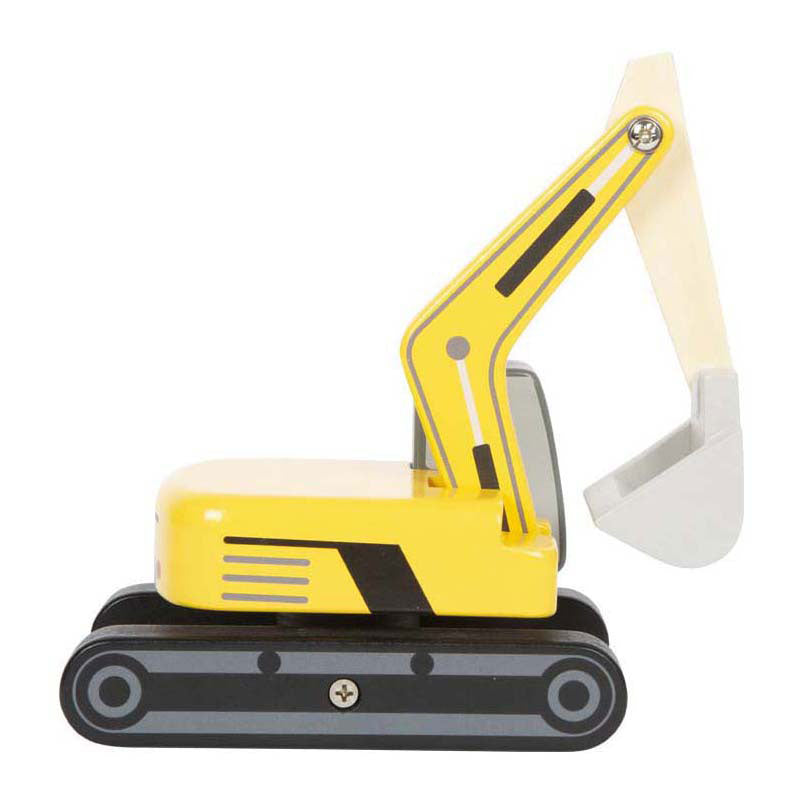 Maža pėda - medinis ekskavatorius