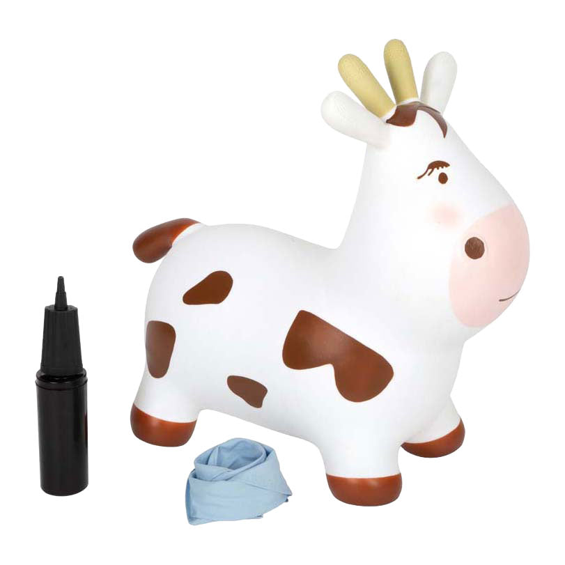 Liten fot - oppblåsbar ku 24cm