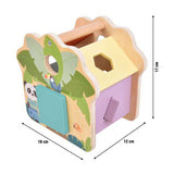 Liten fot - sorterare i träform djungelvänner fsc