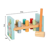 Small foot - houten hamerbank jungle friends fsc