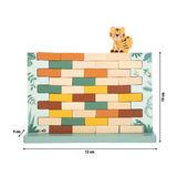 Small foot - houten wiebelmuur safari fsc