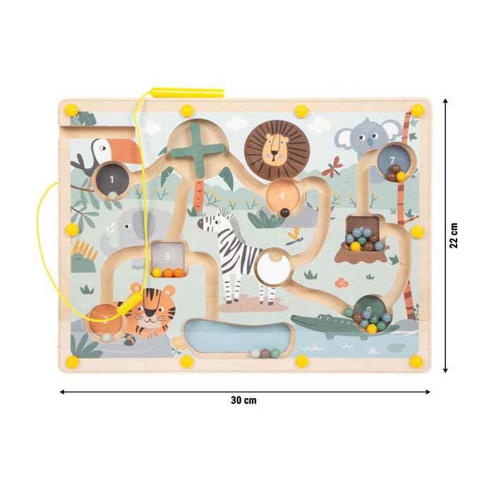 Small foot - magnetisch doolhof safari