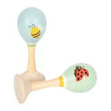 Small foot - houten maracas tiny friends - 2st.