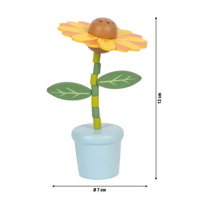Small foot - houten dansende bloemenfiguren - 10st.