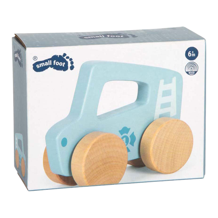Small foot - houten duwautootje blauw
