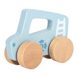 Small foot - houten duwautootje blauw