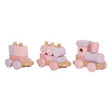 Small foot - wooden train pink
