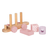 Small foot - wooden train pink