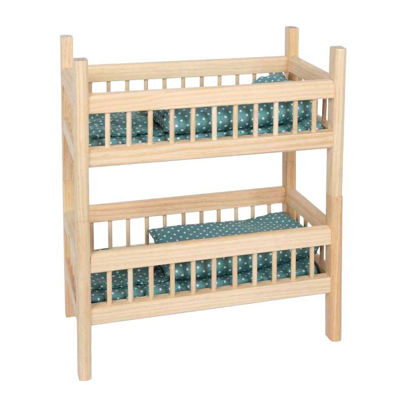Cos beag - leaba bunk doll adhmaid