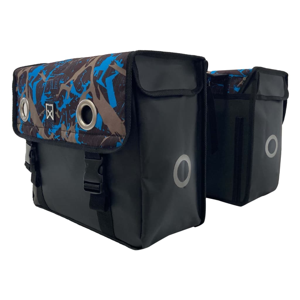 Wilex Wilex cykelposer is tarpaulin 30 L blå og sort