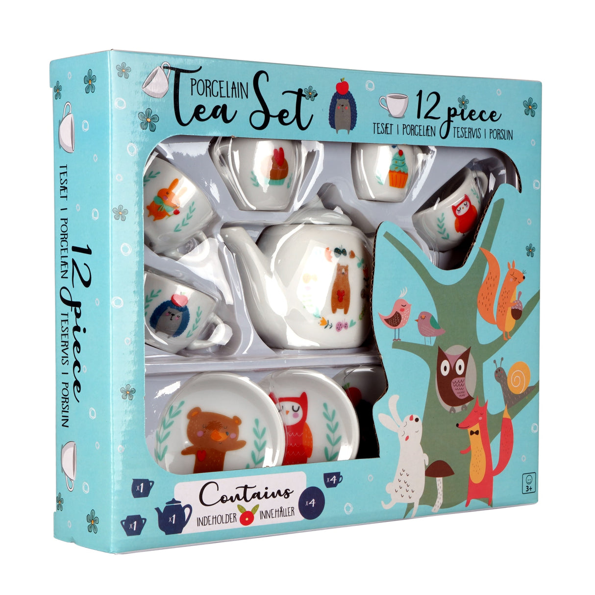 Porcelanski čaj storitev 12 -PIECE