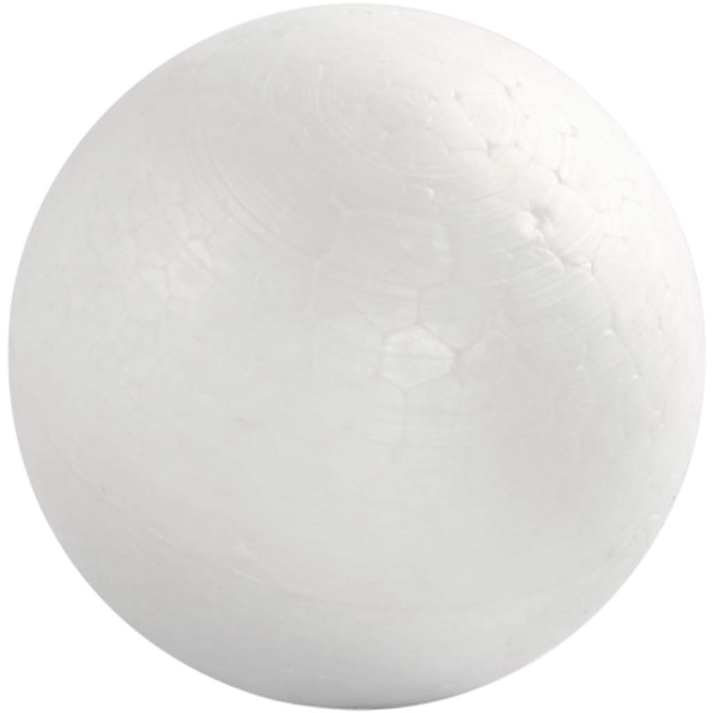Creativ company balls, d 6 cm, white, 50 pieces 1 box