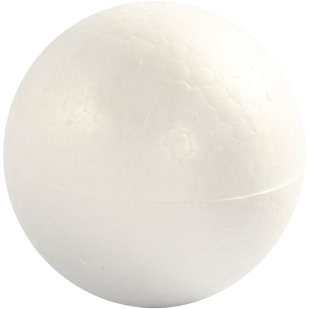 Creativ company balls, d 7 cm, white, 5 pieces 1 box