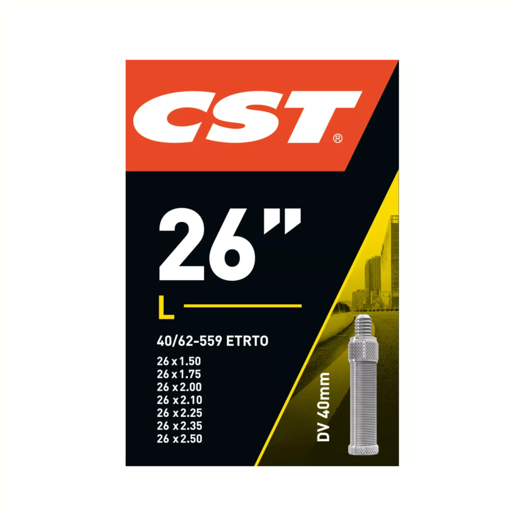 CST Feadán Istigh 26x1.75-1.90-2.30 ETRTO 40 62-559, Comhla: Blitz Hollands 40 mm