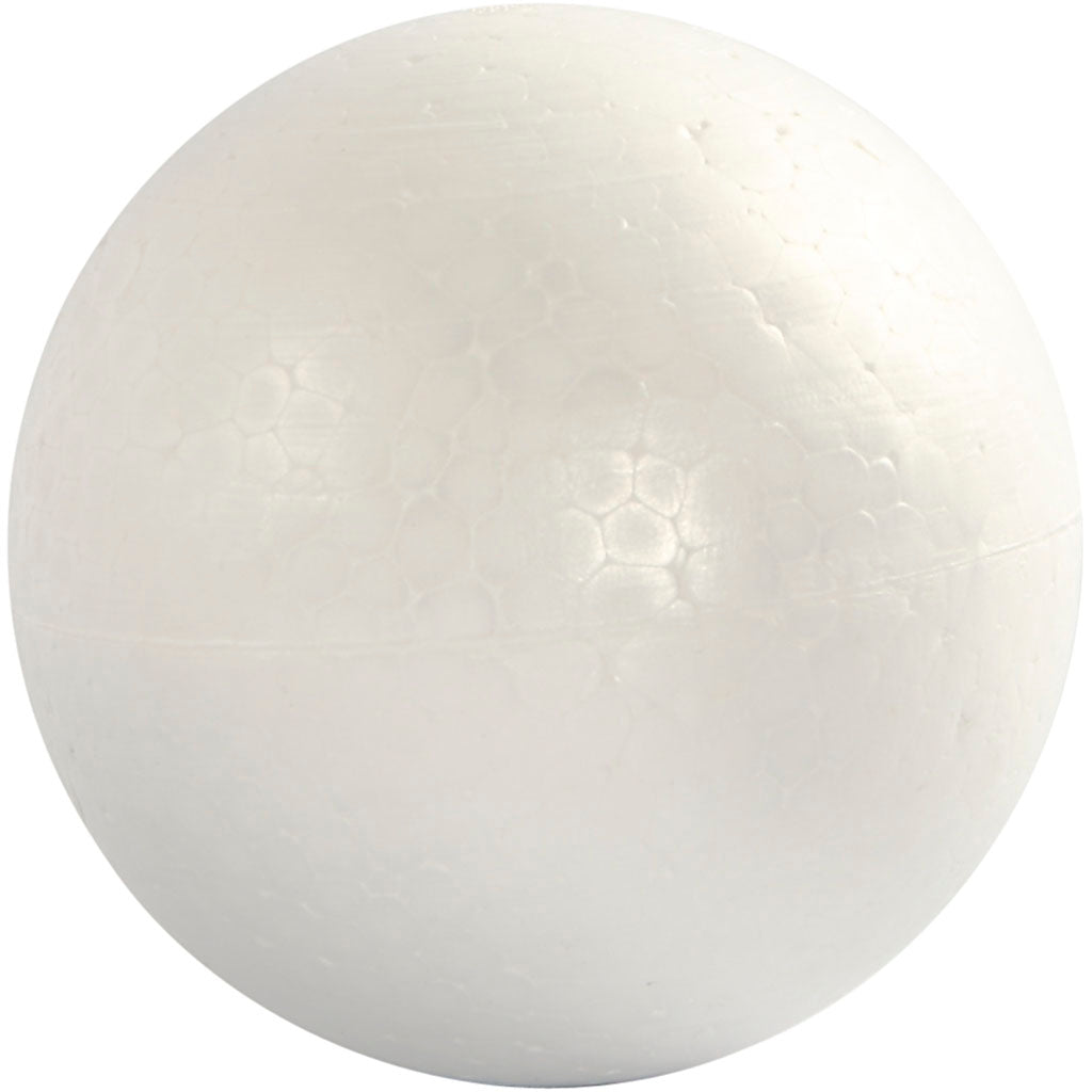 Creativ company balls, d 12 cm, white, 5 pieces 1 box