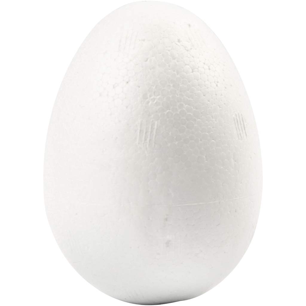 Creativ company eggs, h: 6 cm, white, 50 pieces 1 box