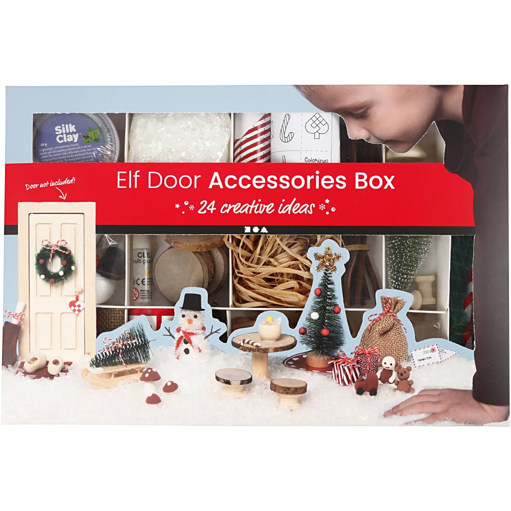 Christmas gnome and accessories set