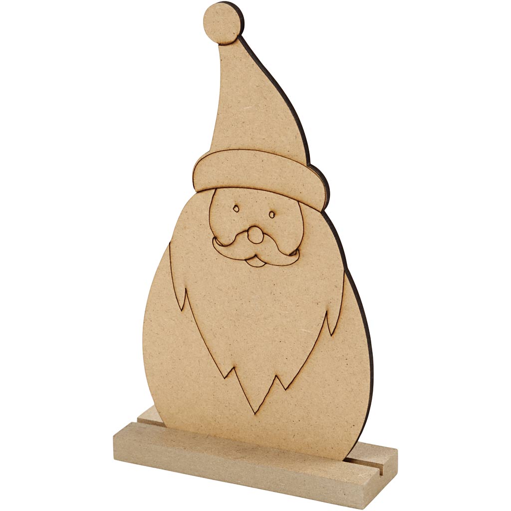 Træ julefigur julemanden