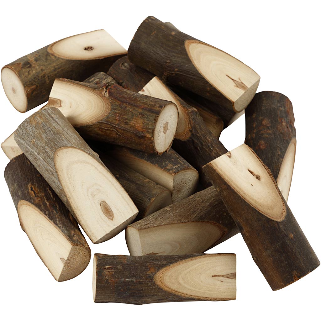 Creativ company decoratieve boomstam, h: 8 cm, d 2,5-3,5 cm, 15 stuk 1 doos