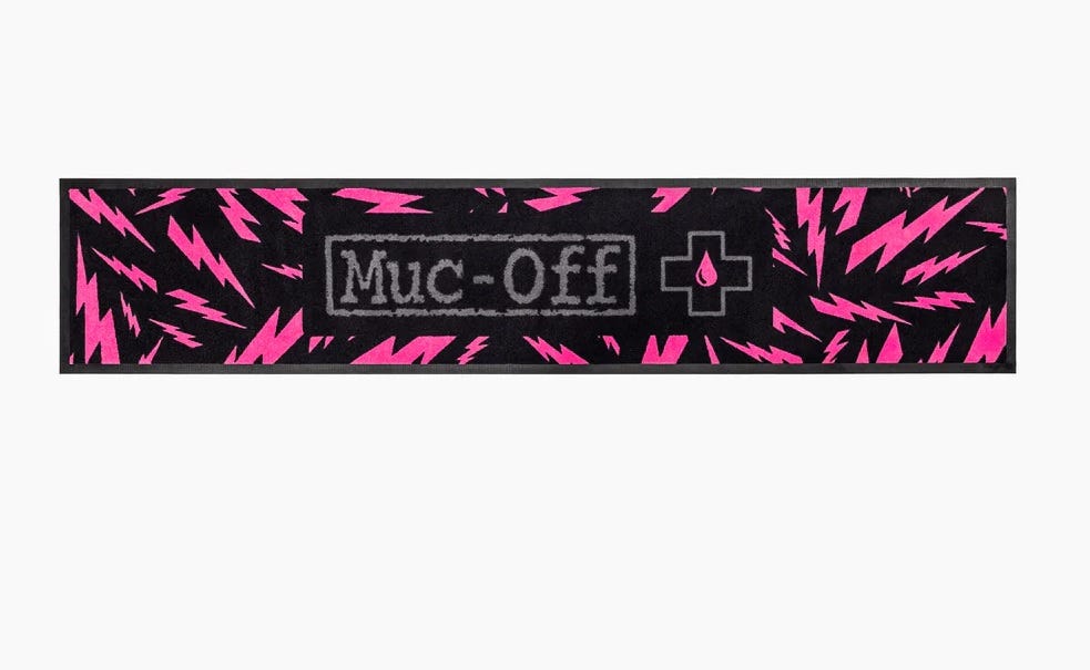 Muc-off absorberende cykelmåtte (200x40cm)