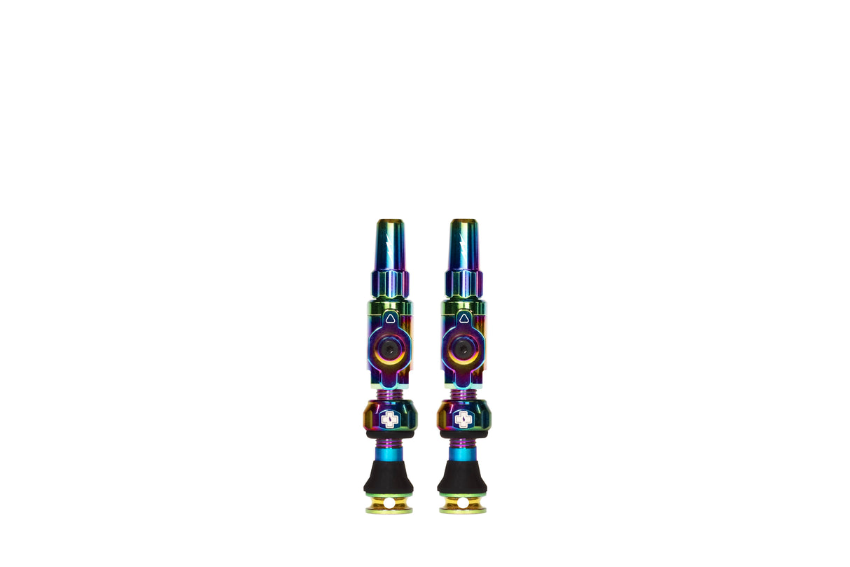 Muc-off tubeless ventiel big bore lite small iridescent franse presta ventiel 30mm