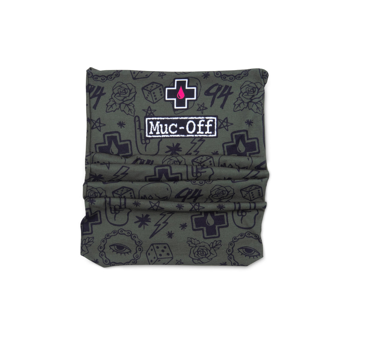 Muc-off nekwarmer punk green groen