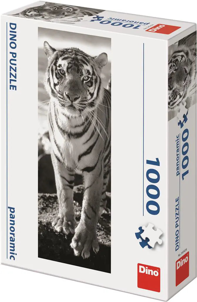 Dinotoys Dino Panorama puzzle of a white tiger - 1000 pieces
