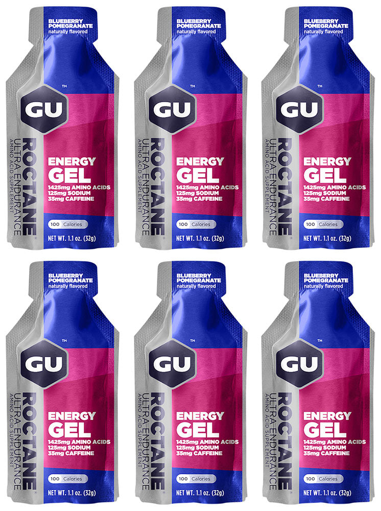 Gu roctane energy gel (contains caffeine) 6x32g