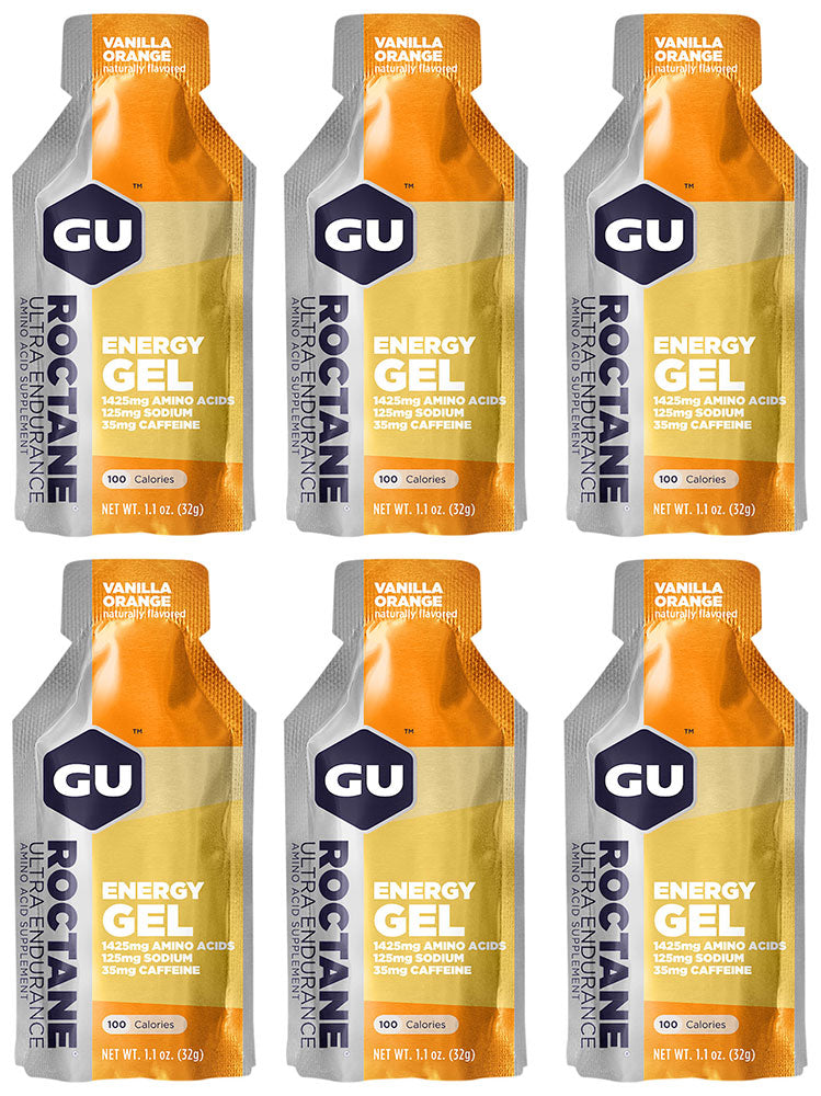 Gu roctane energy gel (contains caffeine) 6x32g