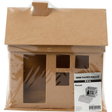 Creative company papier-mache house